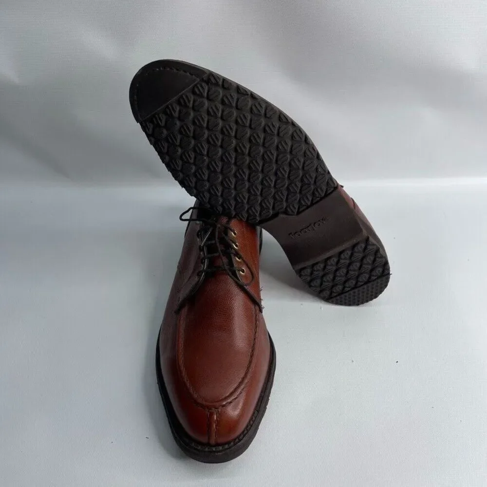 VTG Men's FOOTJOY Premier Classics Dry Brown LEATHER Golf SPIKELESS Shoes 10.5 D